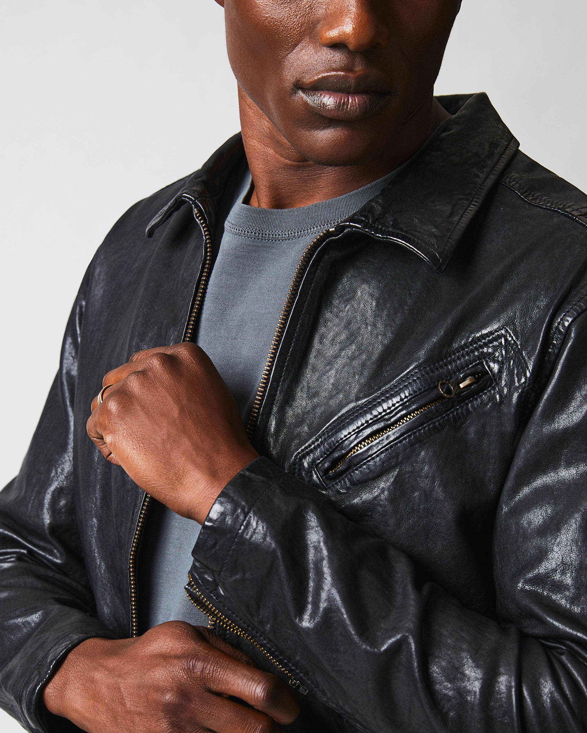 BLAKE JACKET IN BLACK Billy Reid
