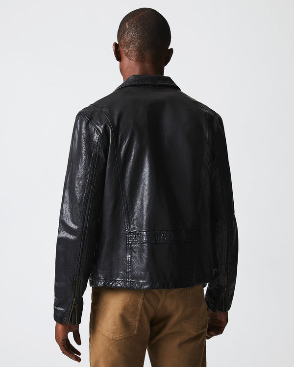Male model wears the Blake Jacket in Black