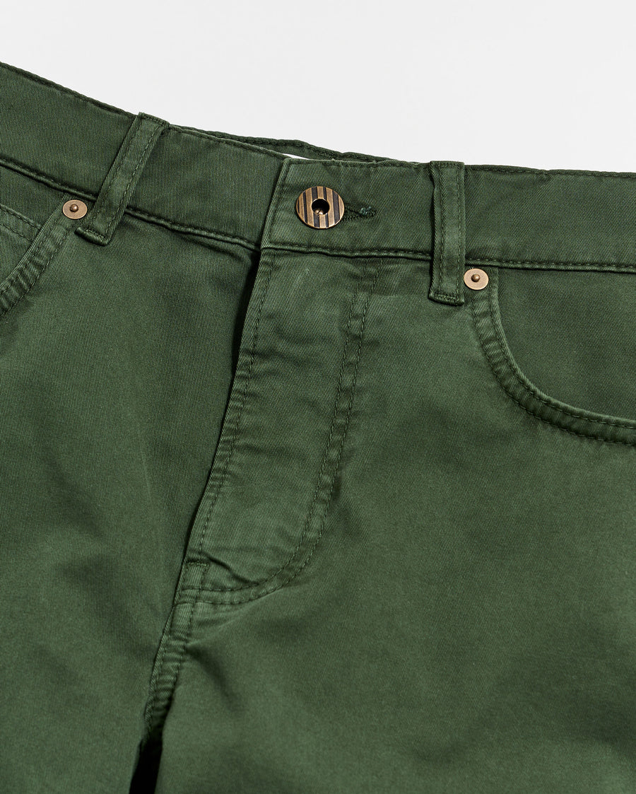 5 Pocket Pant in Pine Green