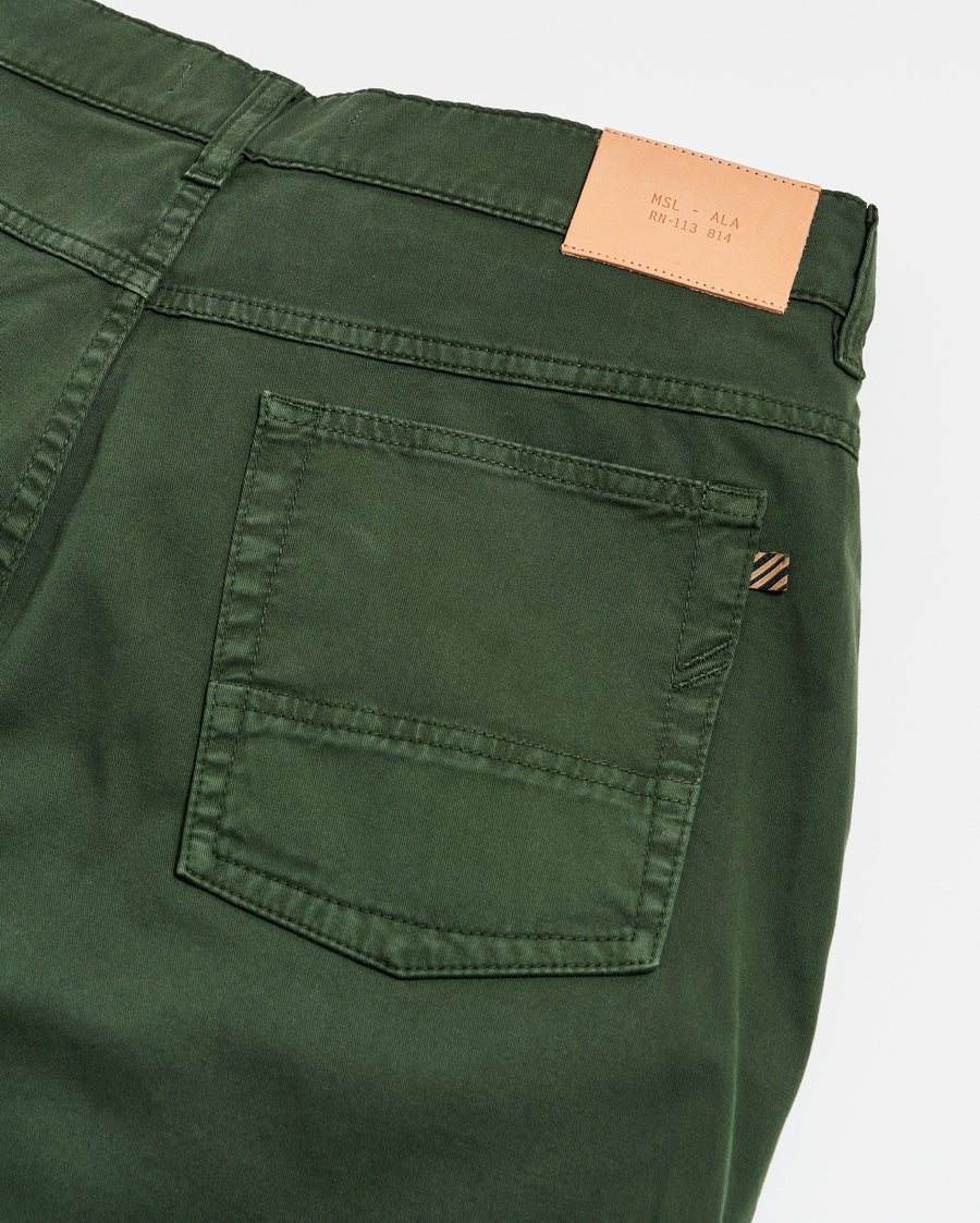 5 Pocket Pant in Pine Green