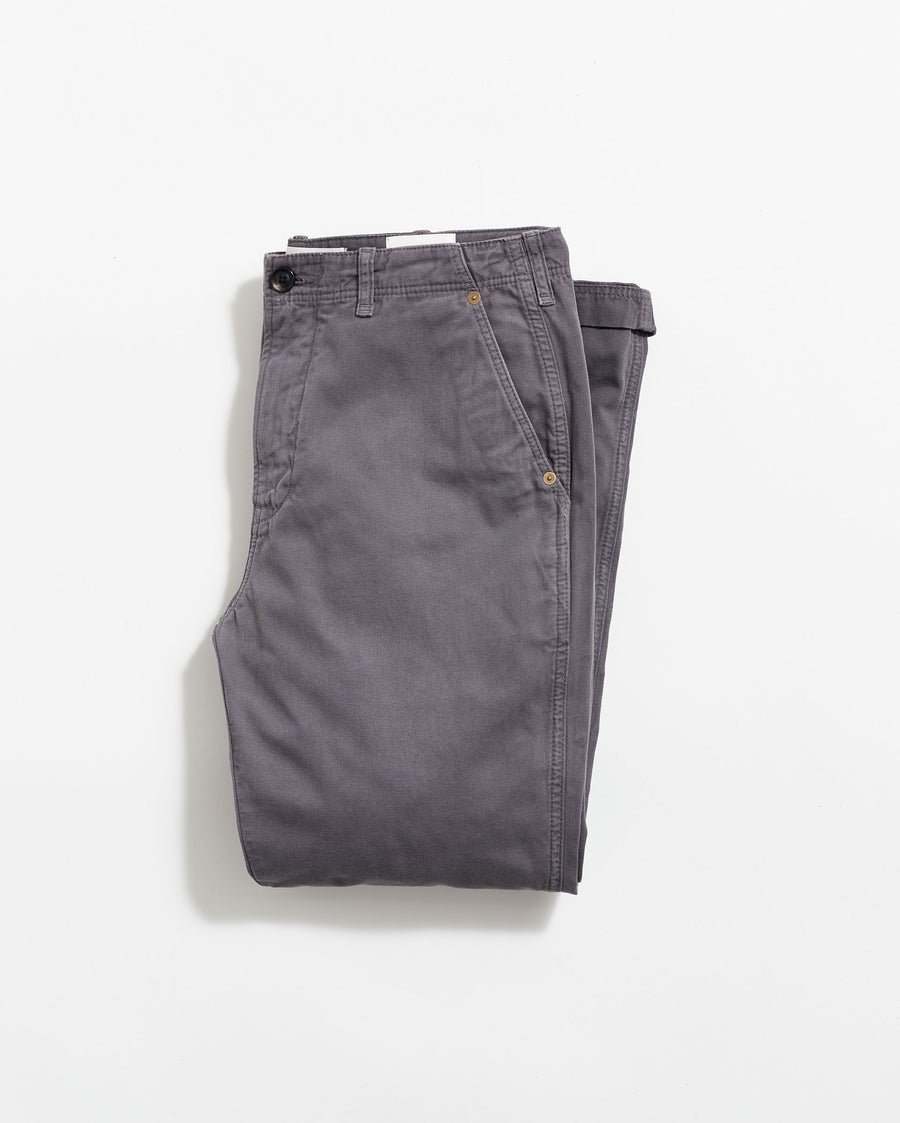 Canvas Chino Pant in Asphalt
