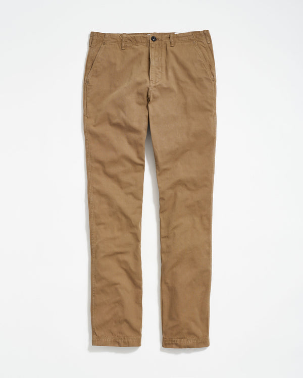Canvas Chino Pant in Moss Green