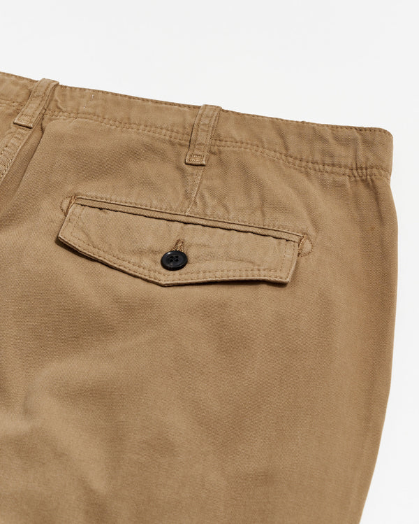 Canvas Chino Pant in Moss Green