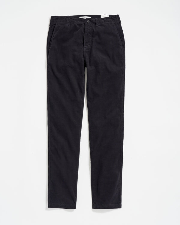 Cord Chino Pant in Black