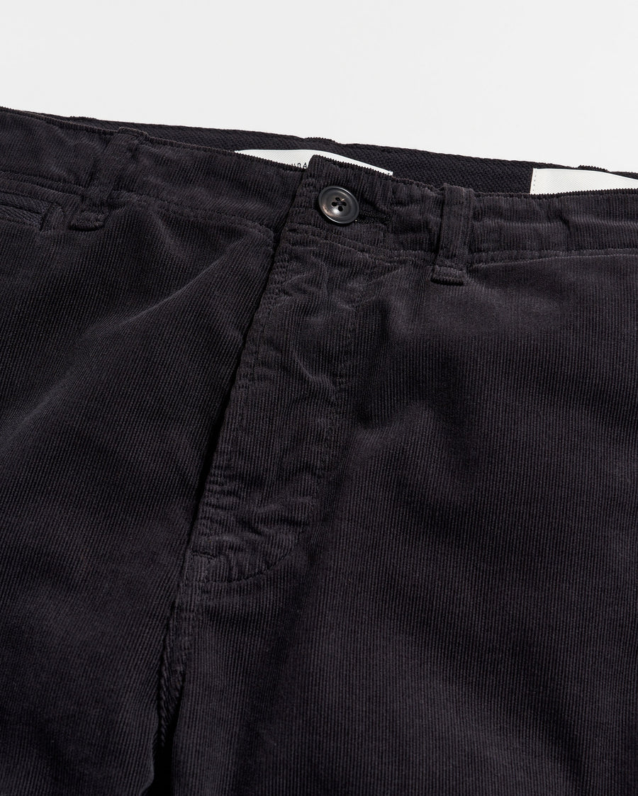 Cord Chino Pant in Black