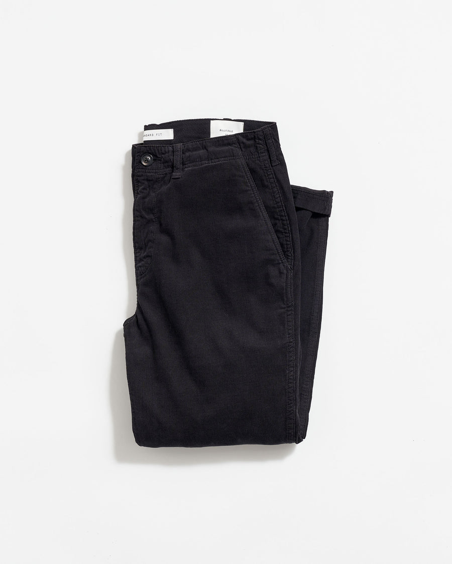 Cord Chino Pant in Black