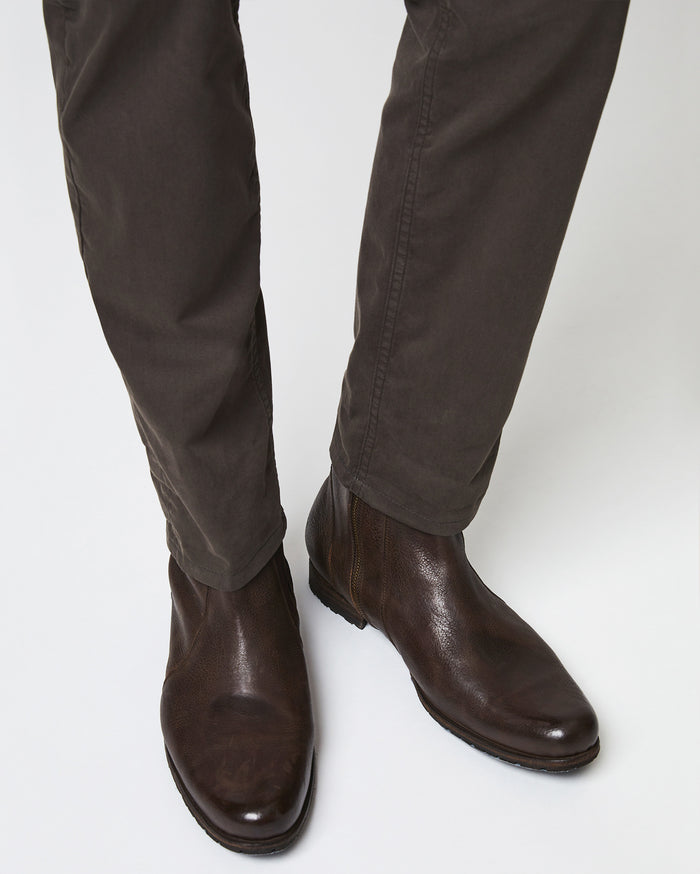 Paglia Moto Boot Classic Italian-Crafted Brown Moto Boots