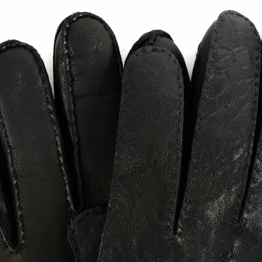 Men's Leather Gloves in Black