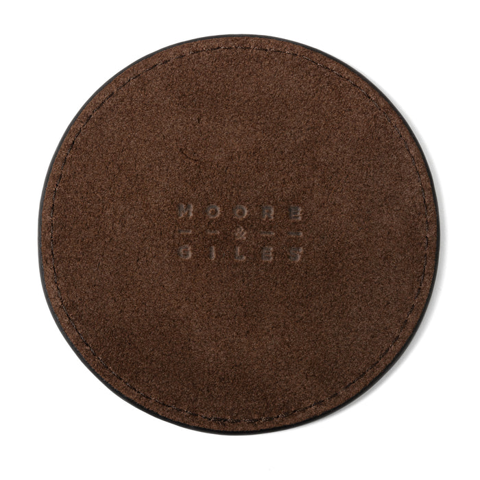 Moore & Giles Leather Coaster Set