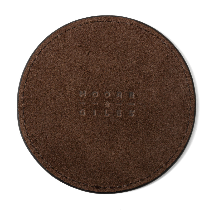 Moore & Giles Leather Coaster Set