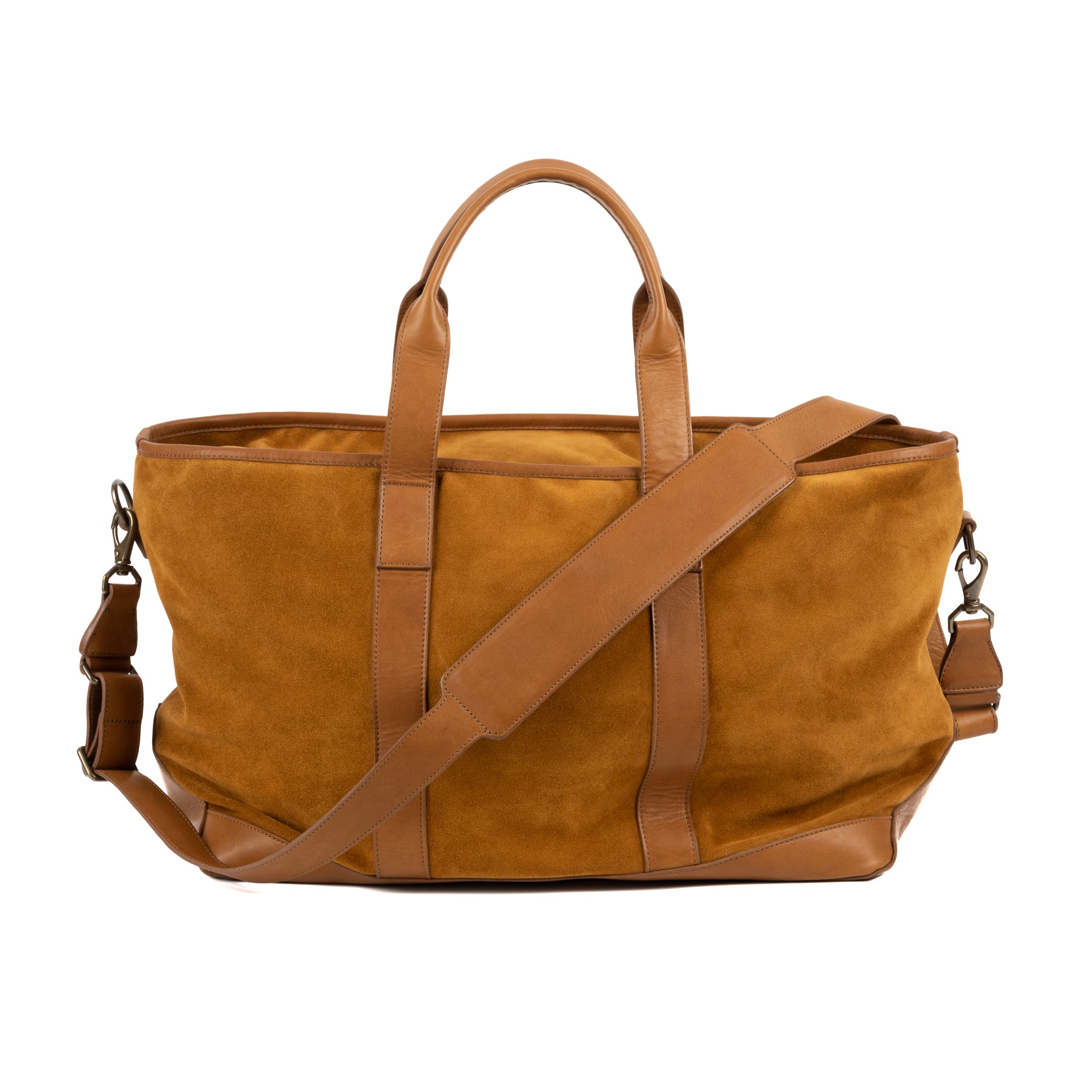 Moore & Giles Alex Travel Bag - Spanish Leather & Belgian Linen