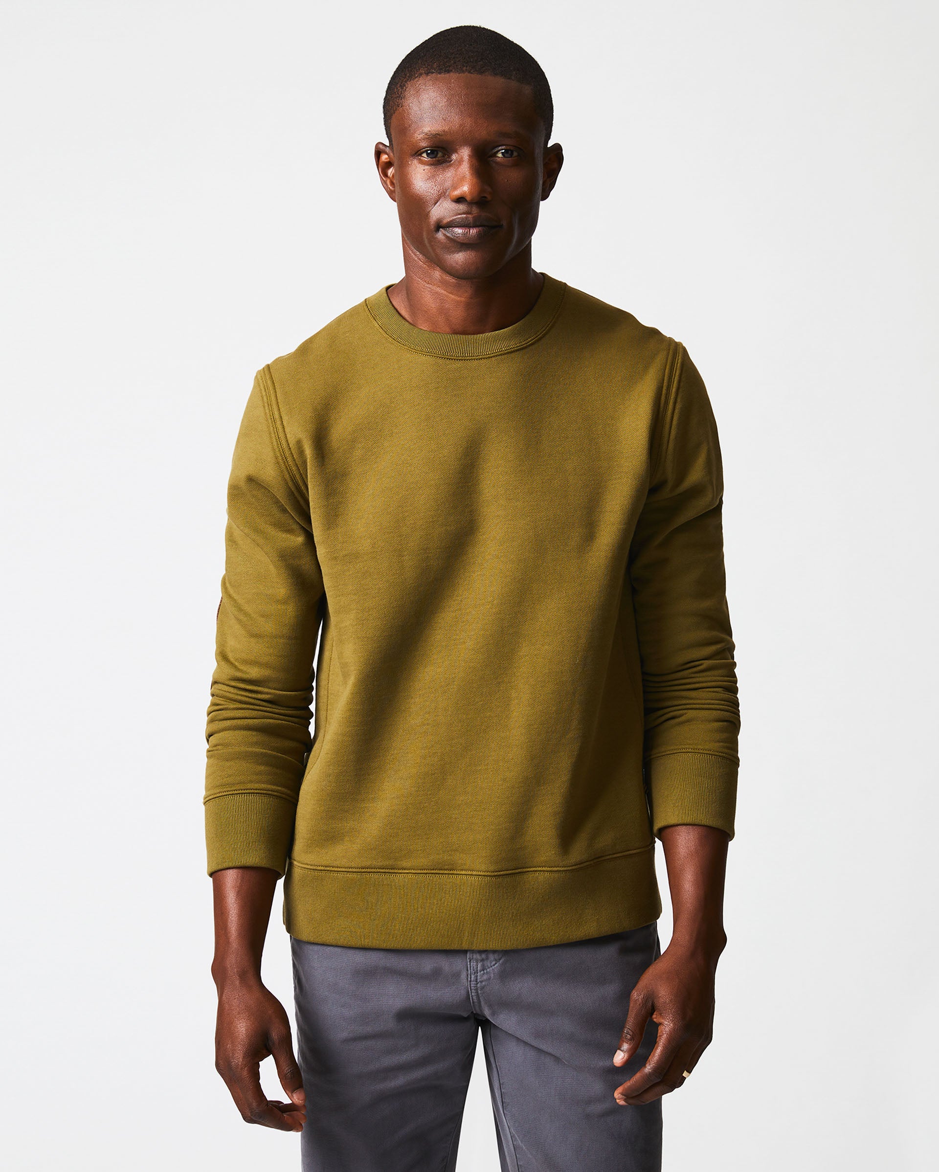 DOVER SWEATSHIRT IN OLIVE DRAB – Billy Reid