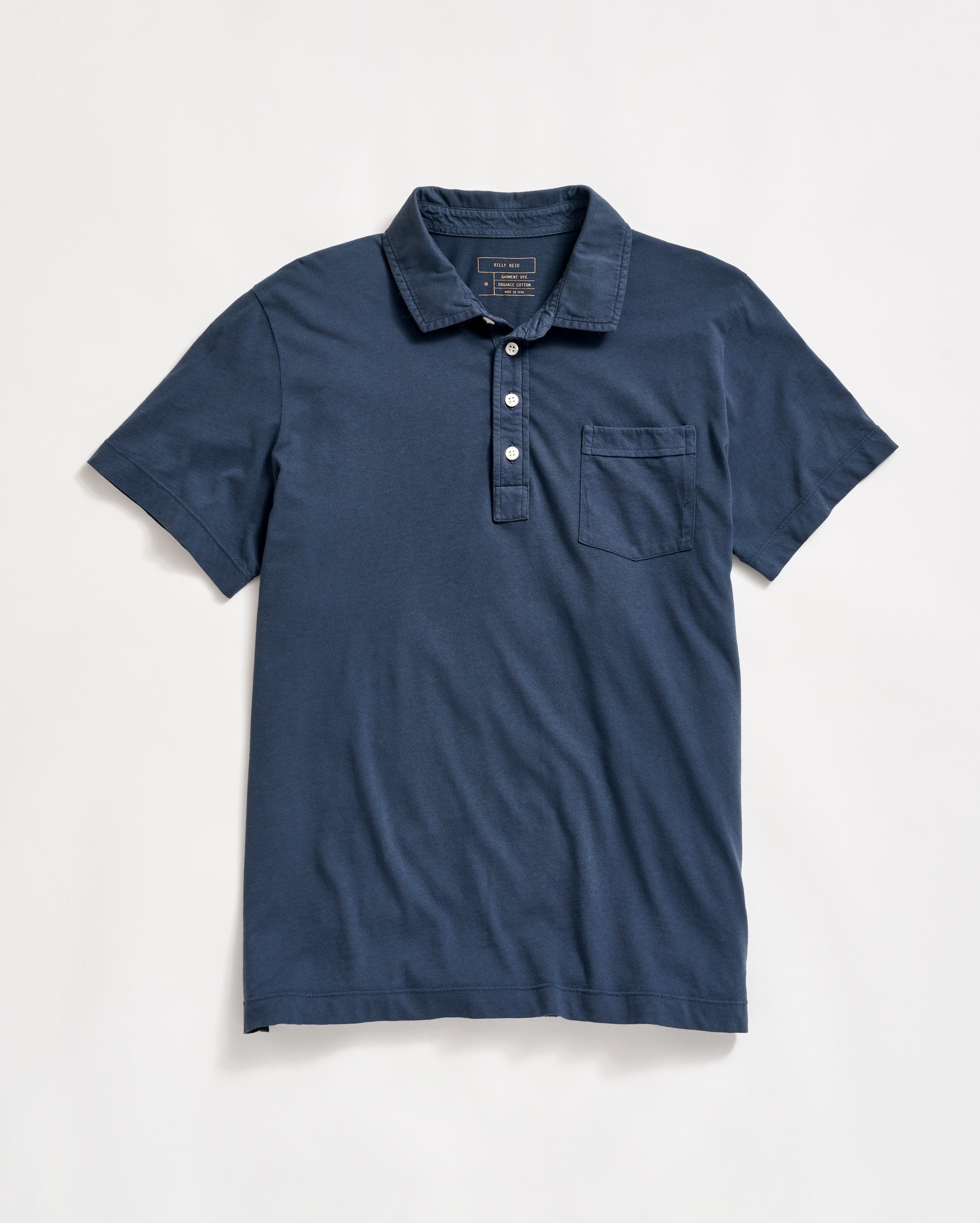 Pensacola Polo - Organic Cotton Garment-Dyed | Billy Reid