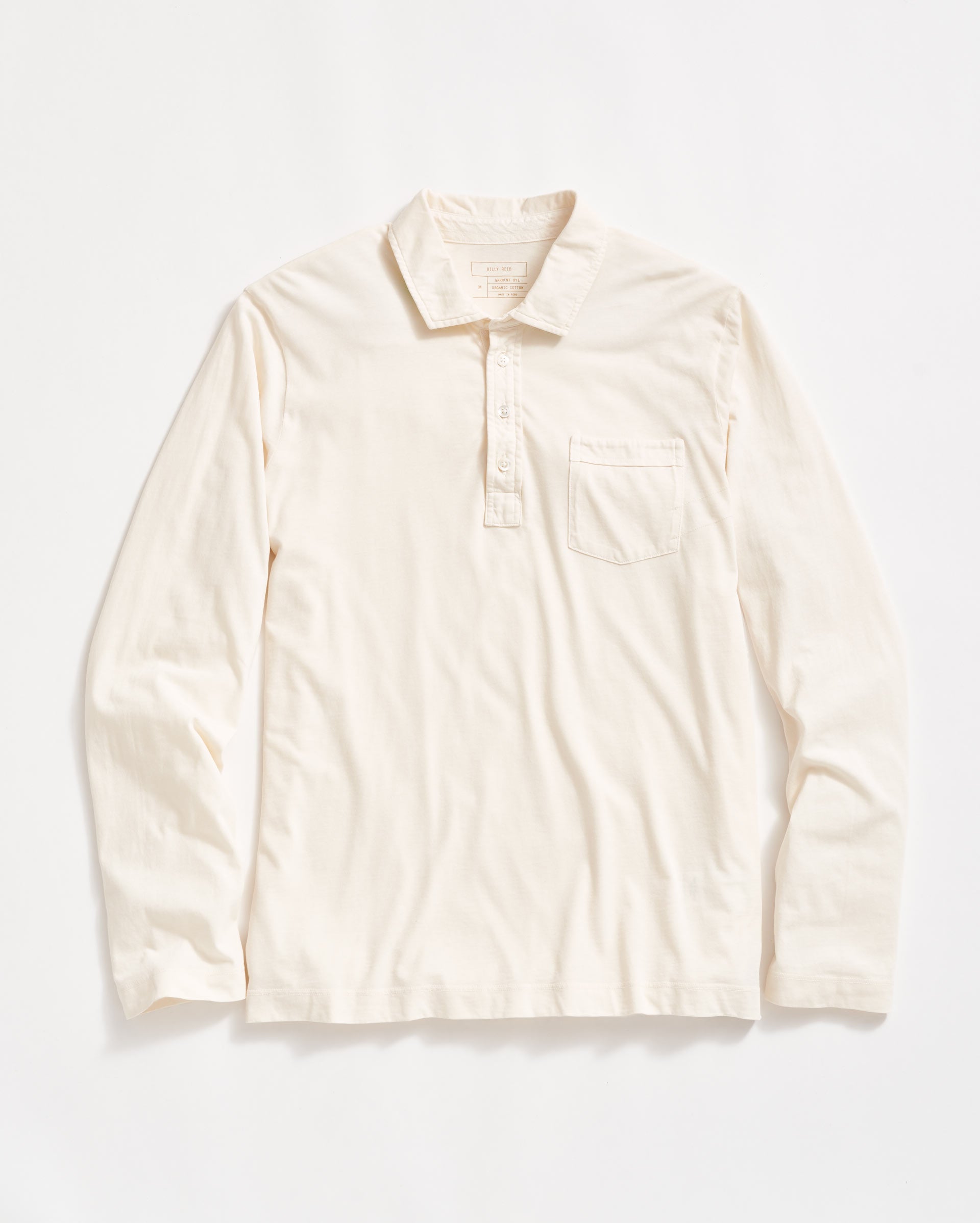 Long Sleeve Pensacola Polo - Ultra-Soft Organic Pima Cotton