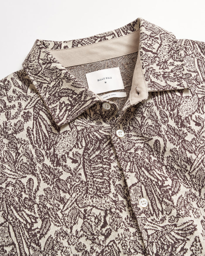 Long Sleeve Pelican Jacquard Shirt 
