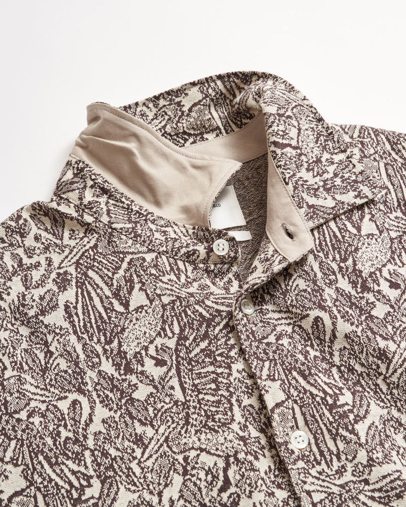 Long Sleeve Pelican Jacquard Shirt 