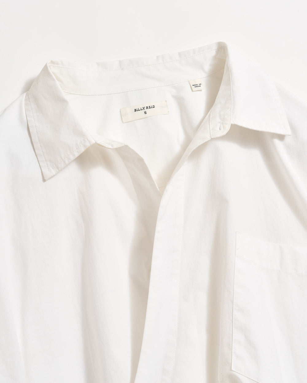 POPLIN WRAP SHIRT	WHITE