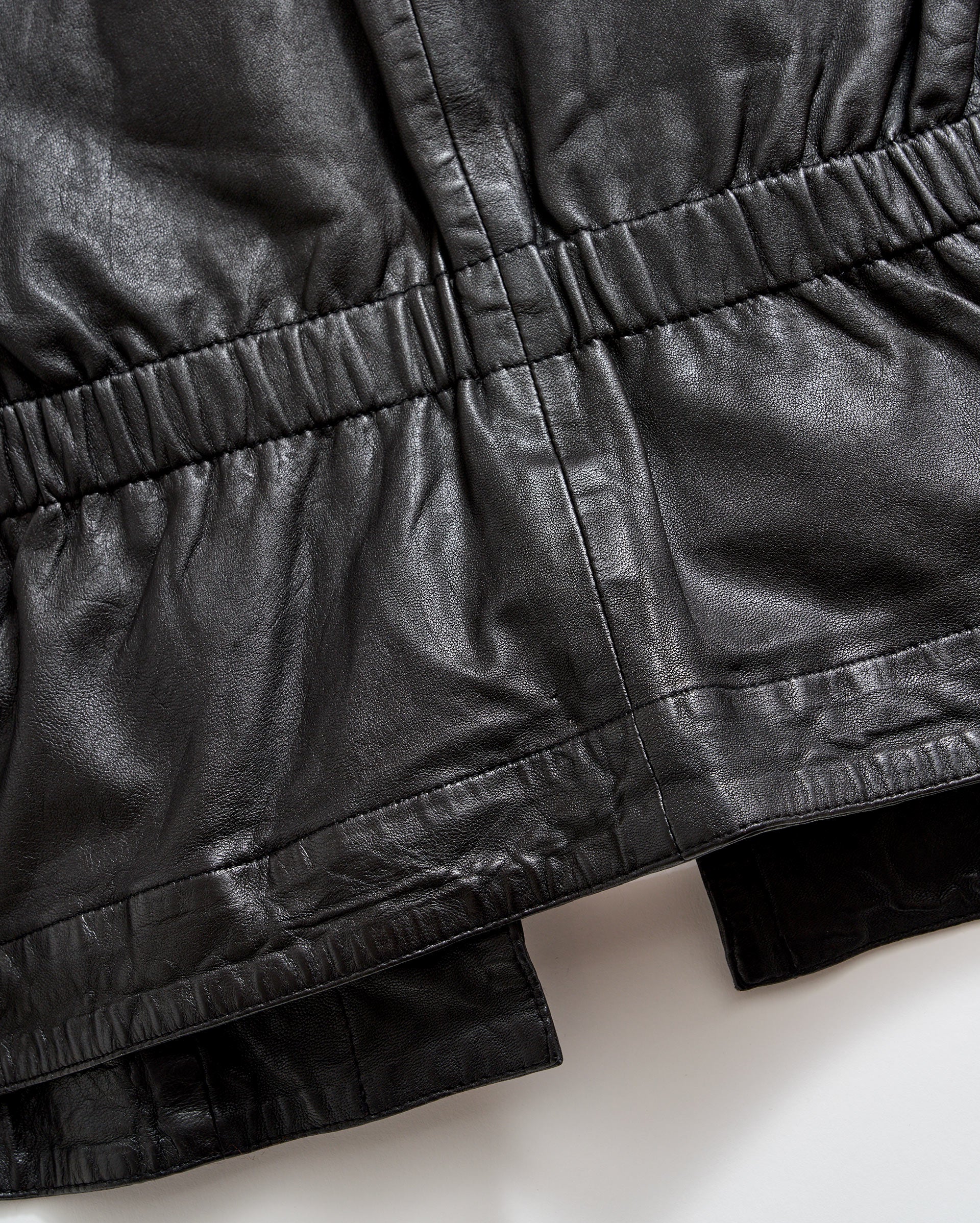 Leather Field Jacket with Trench Collar | Billy Reid