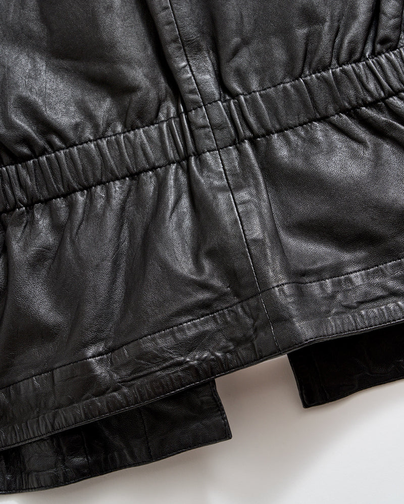 Leather Field Jacket