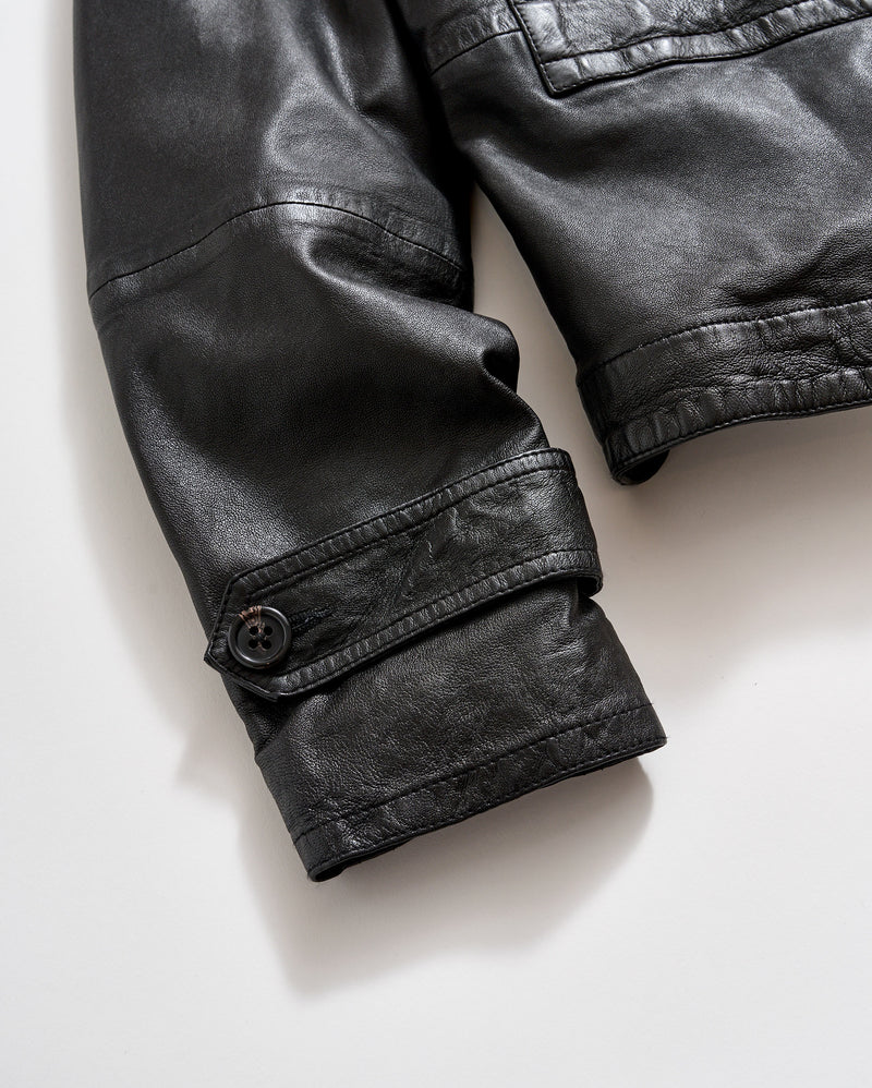 Leather Field Jacket