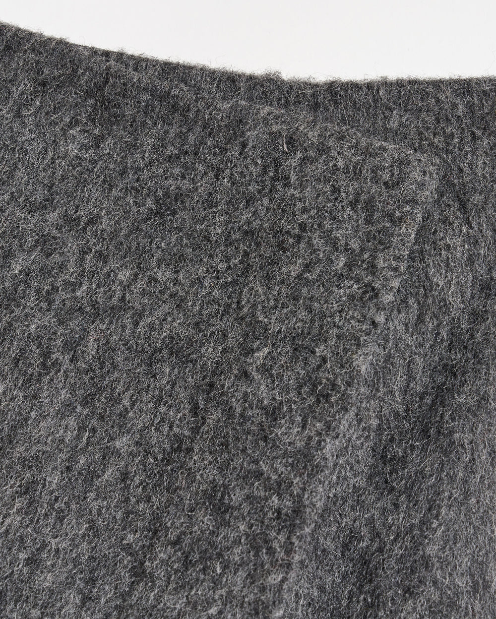 Blanket Wrap Skirt in Charcoal