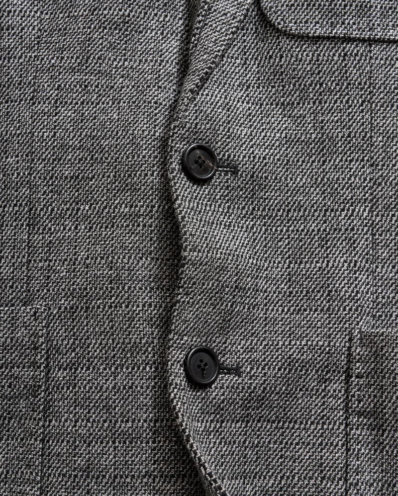 Knit Archie Jacket in Charcoal