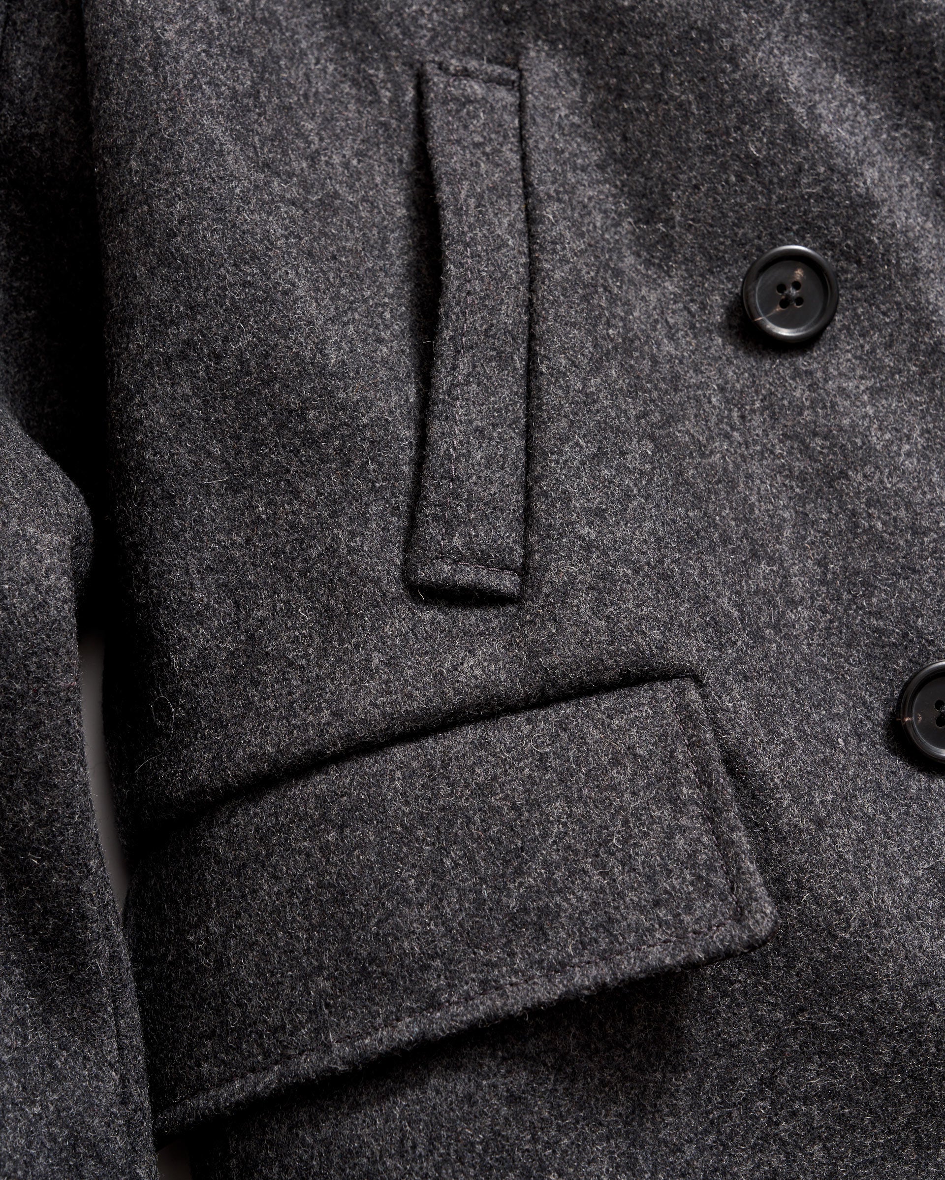 Bond Peacoat in Grey Heather