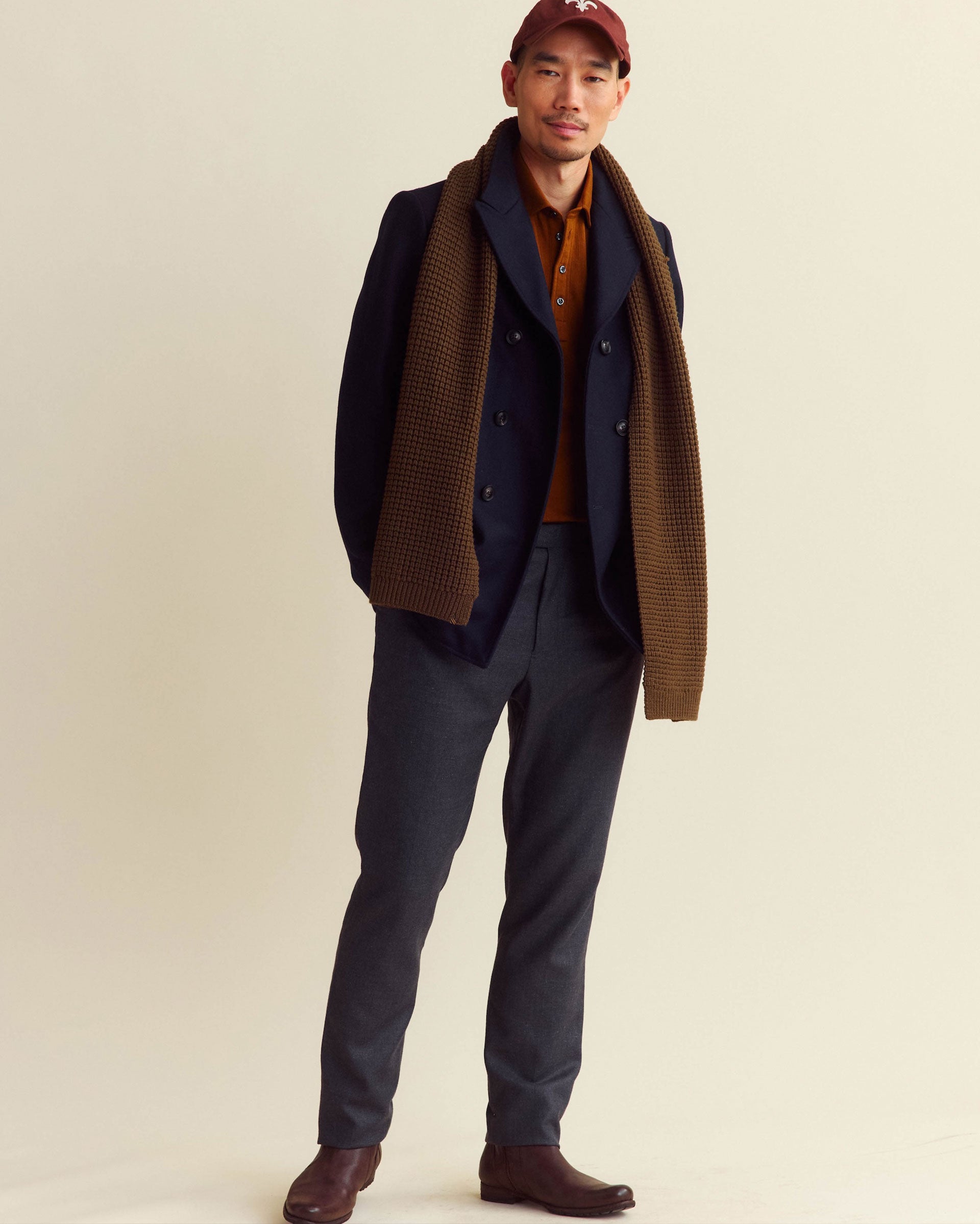 Bond Peacoat - Made in Italy Melton Wool | Billy Reid