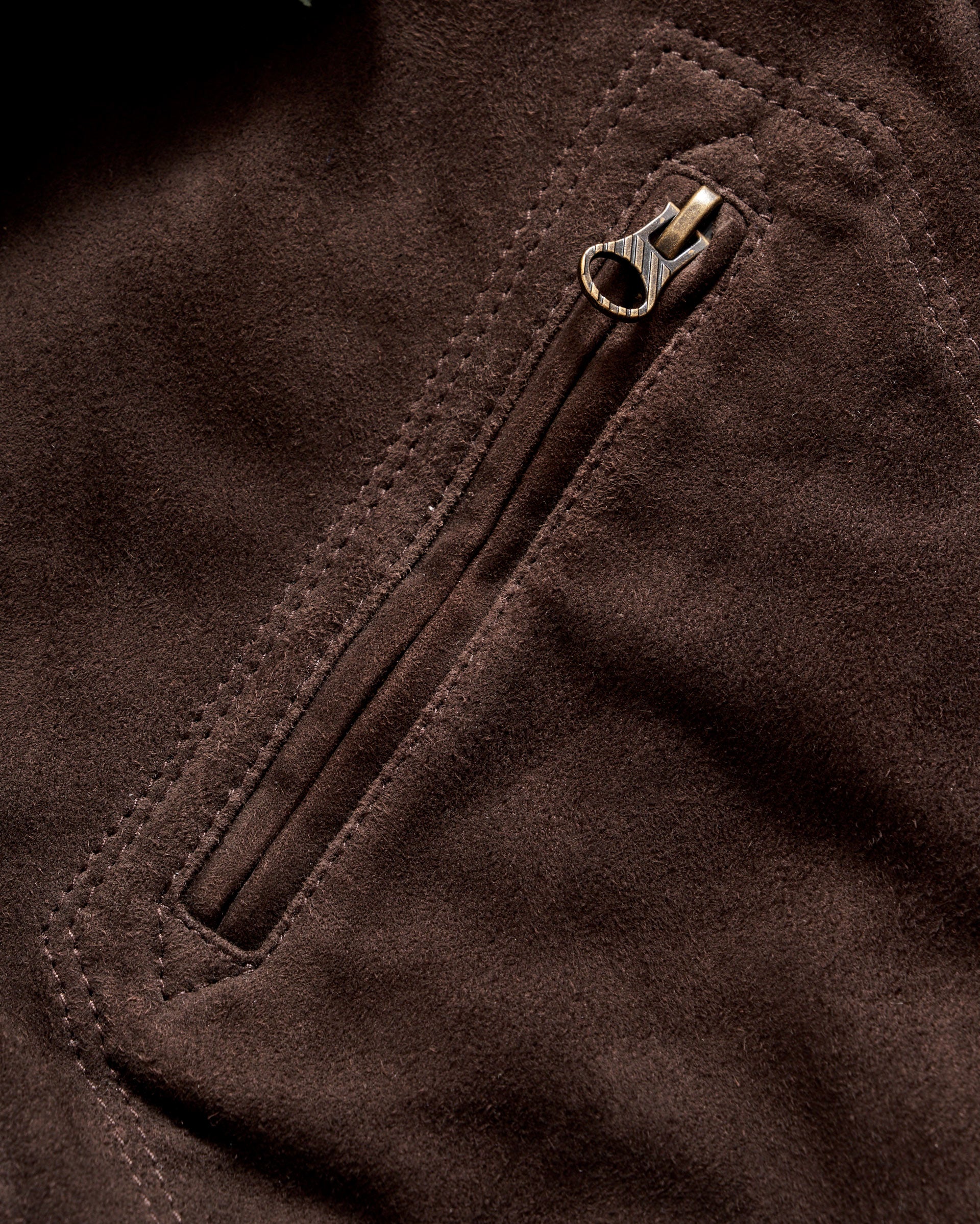 Suede Blake Jacket - Black Lambskin Suede | Billy Reid