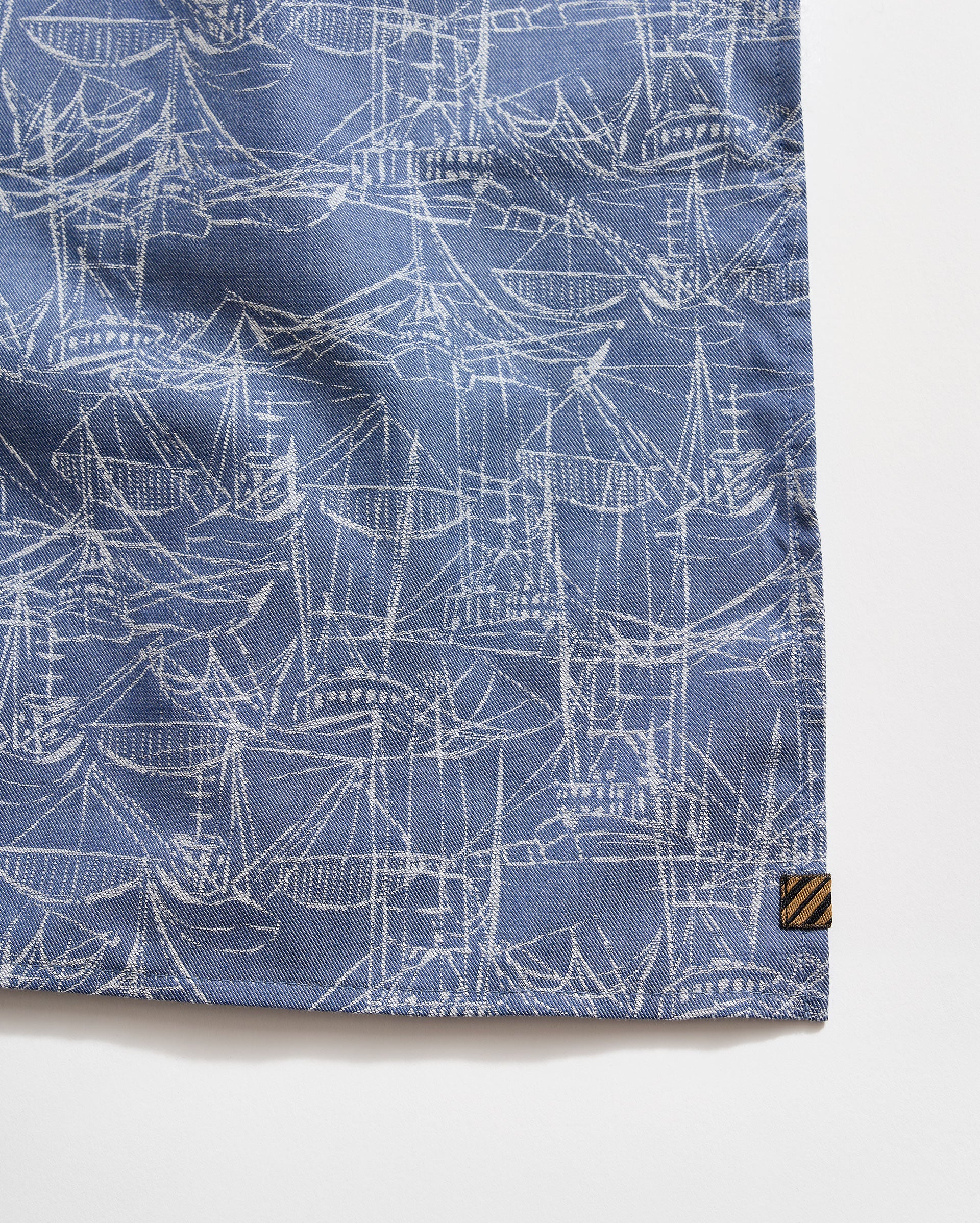 Melange Shrimp Boat Bandana in Dark Denim