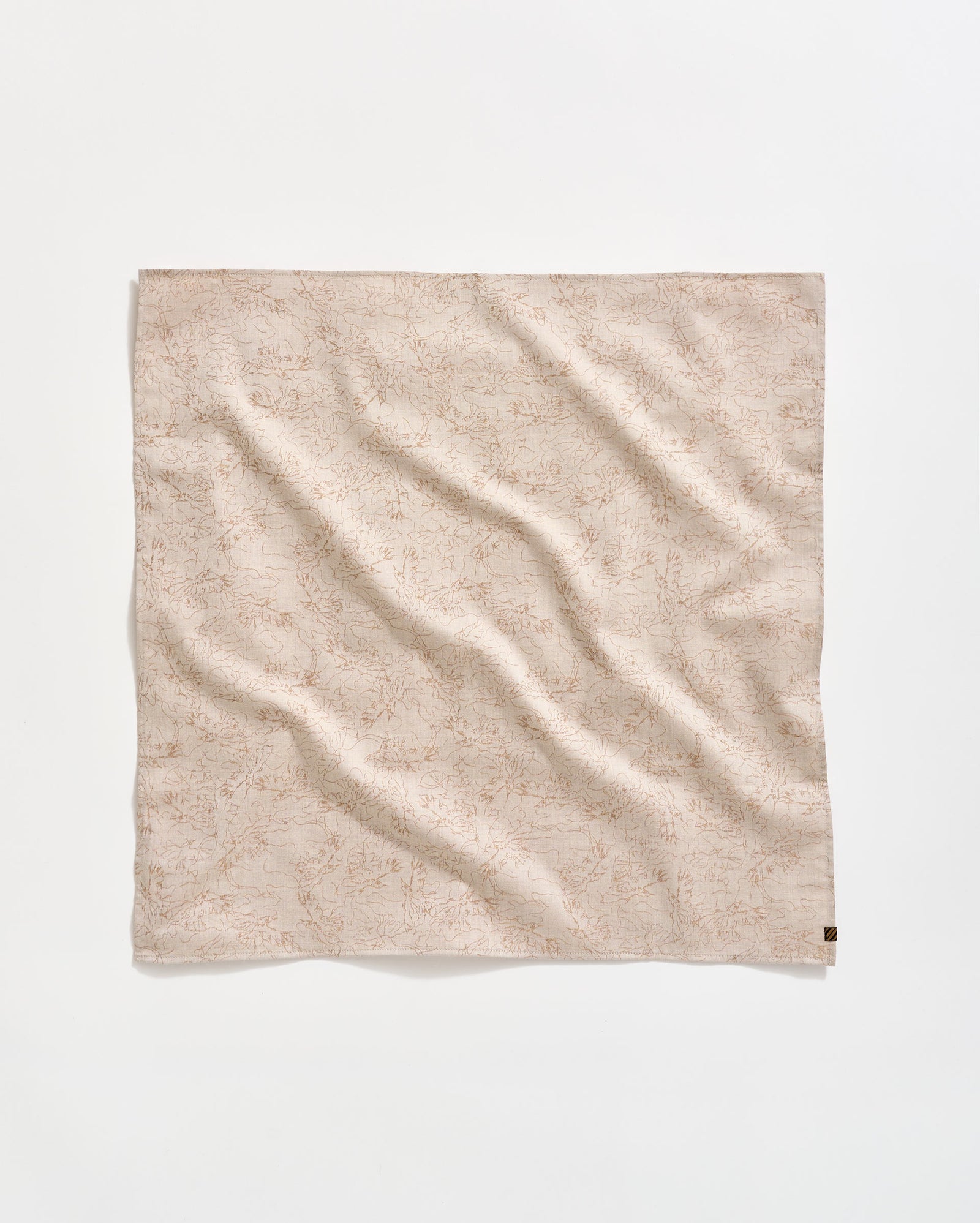 Melange Yellowhammer Bandana in Tinted White