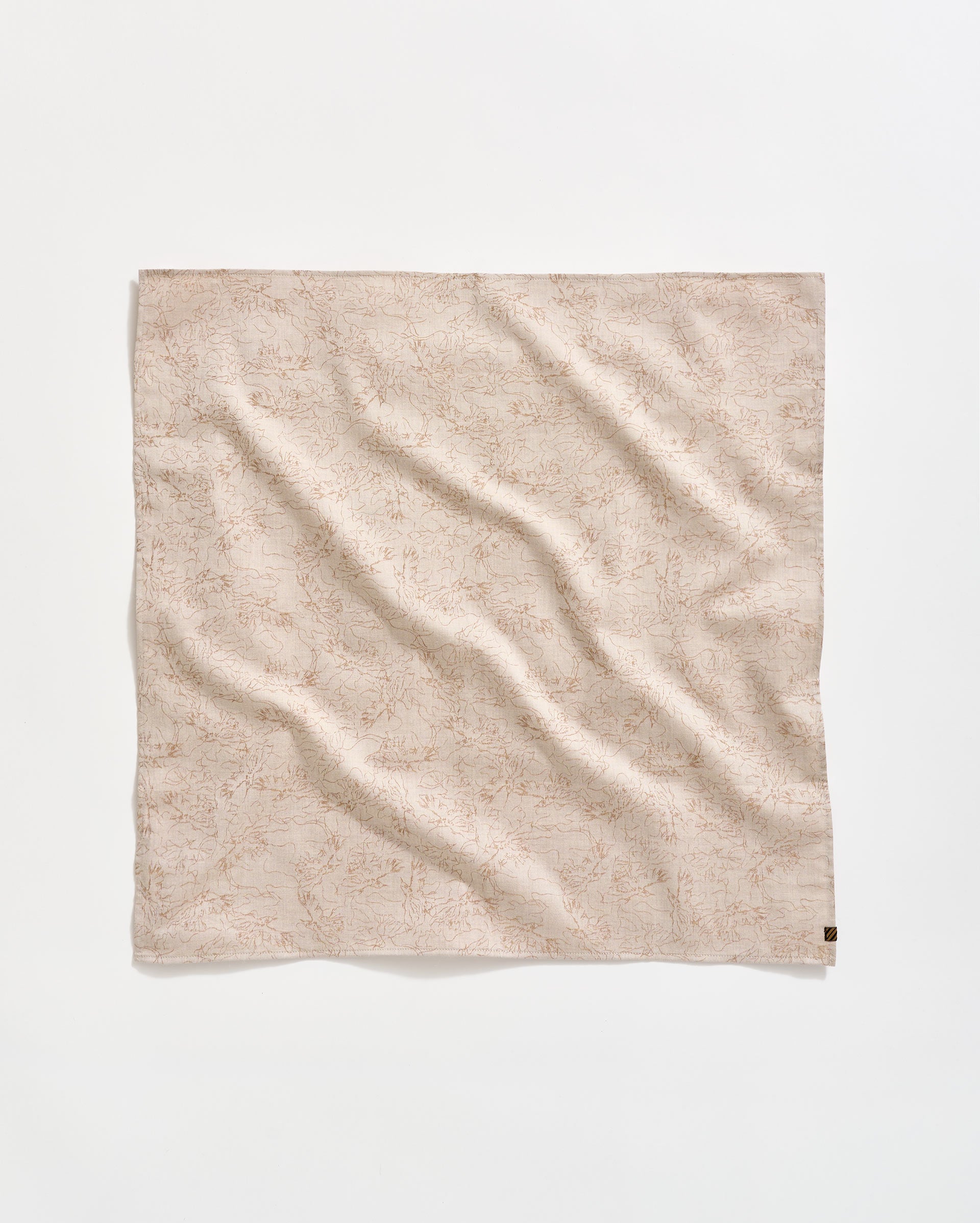Melange Yellowhammer Bandana in Tinted White
