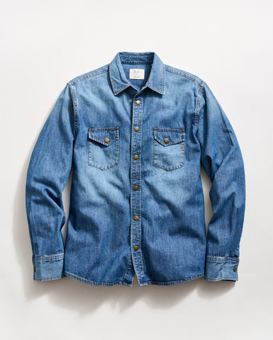 Shoals denim shirt indigo 
