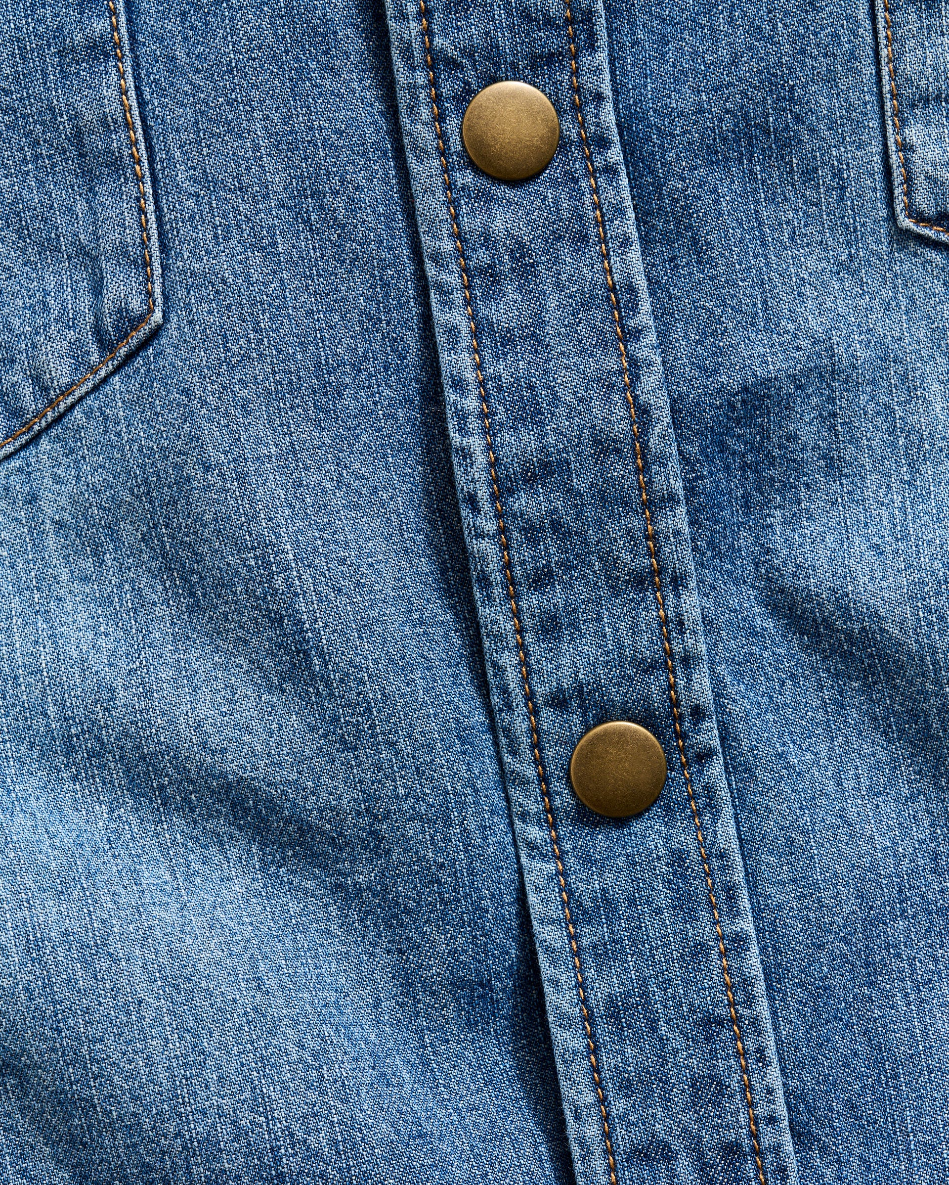 Shoals Denim Shirt with Antique Brass Snaps | Billy Reid