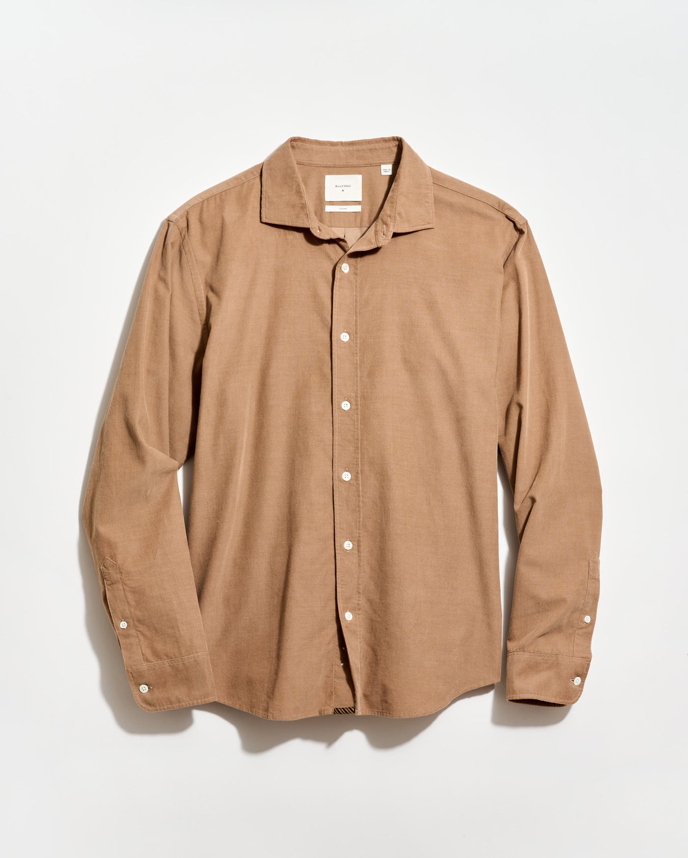 light brown dress shirts SUITSUPPLY Light Brown Cotton Shirt, Egyptian Cotton, Size: L-Long, Men's Shirts