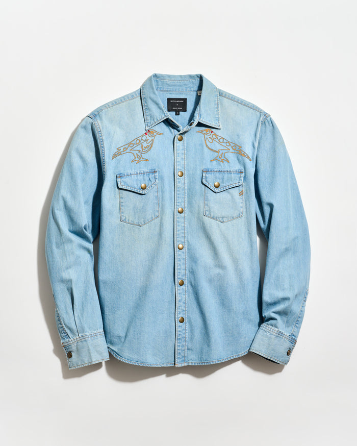 Butch Anthony x Billy Reid Yellowhammer Shoals Denim Shirt