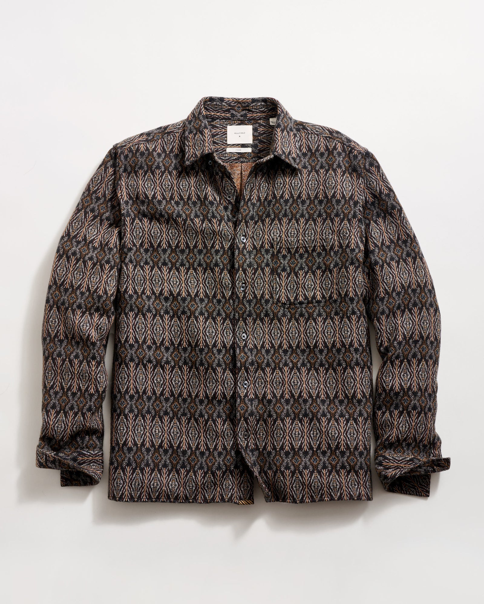 Folk Jacquard Tuscumbia Shirt Button Down in Multi