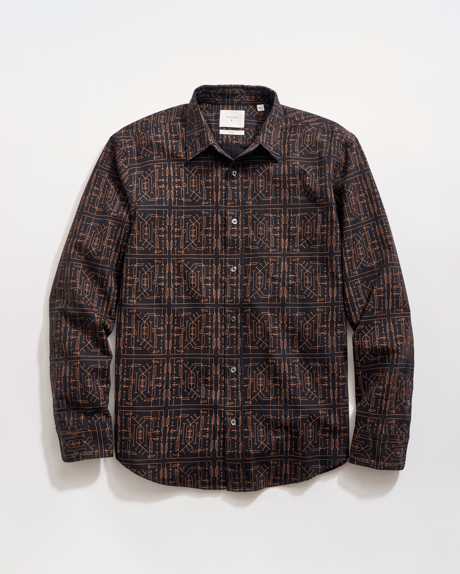 The Eastlake Antlers Cypress Shirt in Black/Billy's Brown