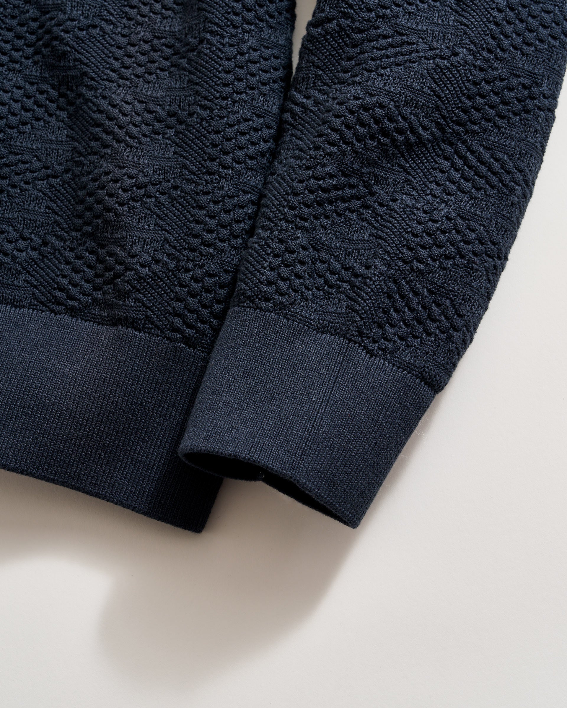 Geo Links Crew Cotton Crewneck Sweater | Billy Reid
