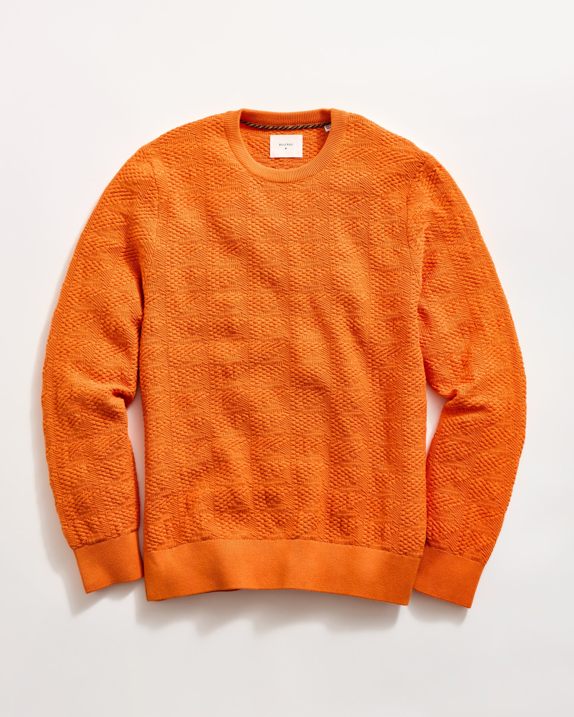 Geo Links Signature Cotton Crewneck Sweater | Billy Reid