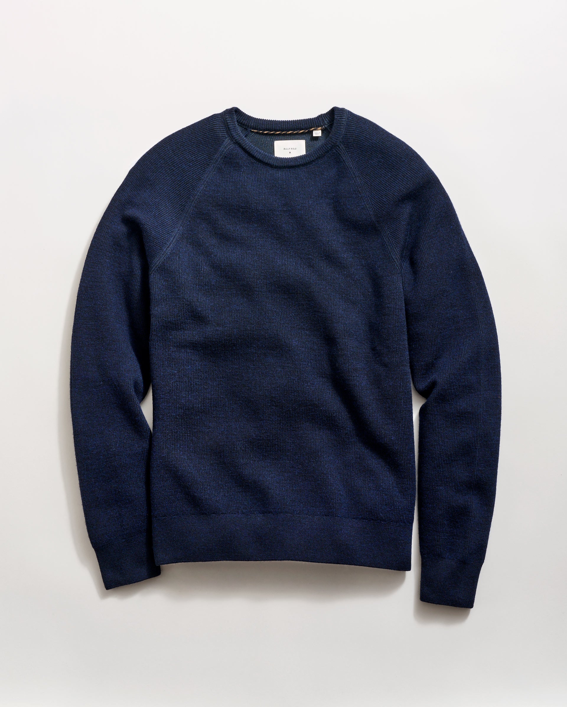 トップス BAMBOO SHOOTS INDIGO CREW NECK SWEATER Bishop Rib Crew – Billy Reid