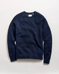 Bishop Rib Crew in Carbon Blue