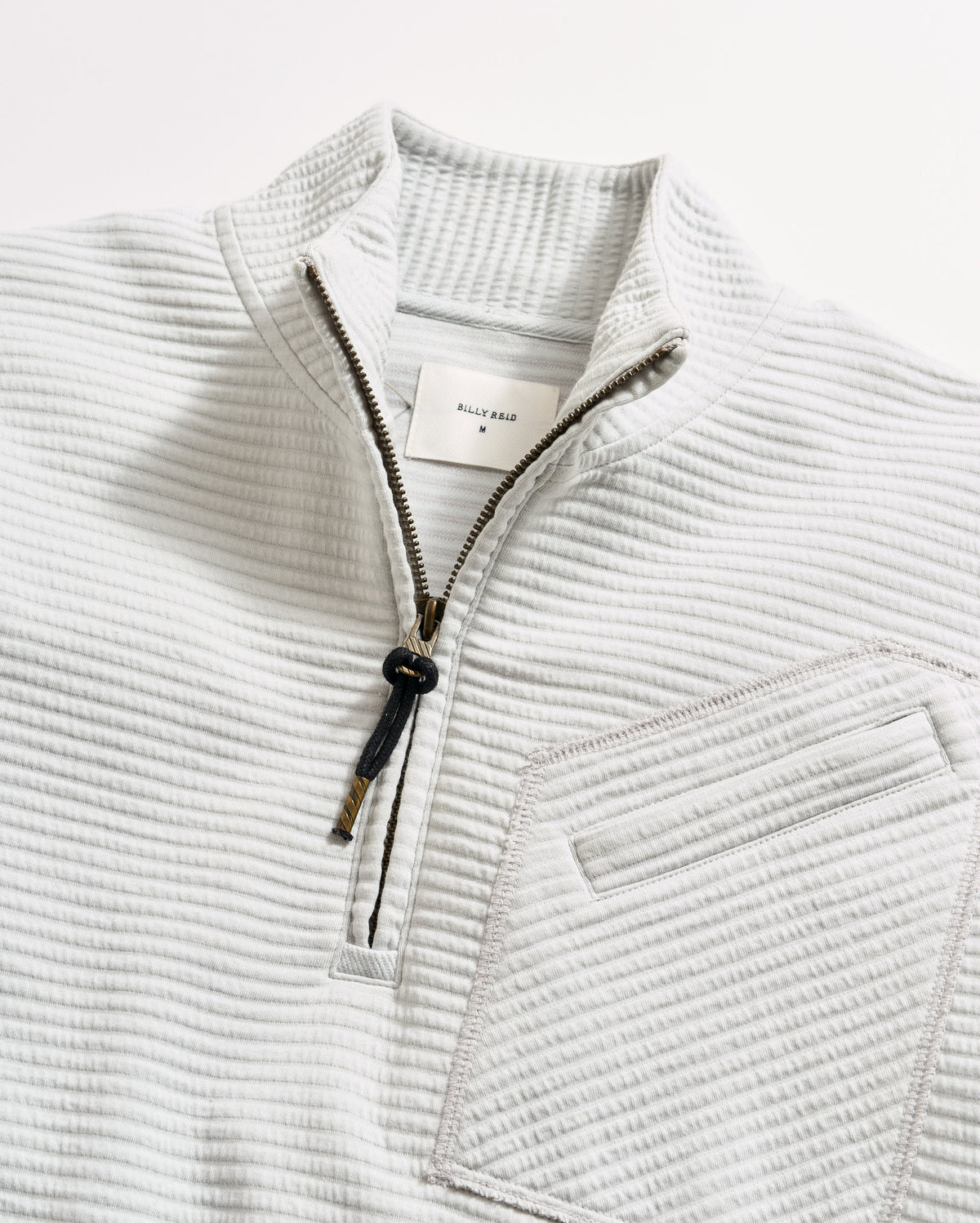 Asymmetrical Zip Pocket