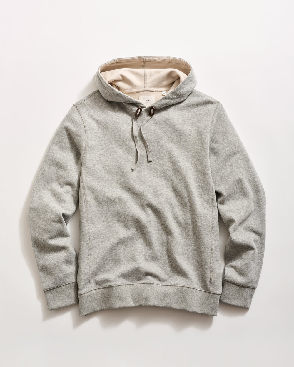 Rib Hoodie Pullover in Flint Grey