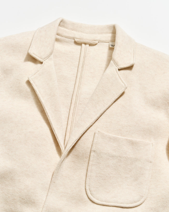 Beige blazer on a light beige background