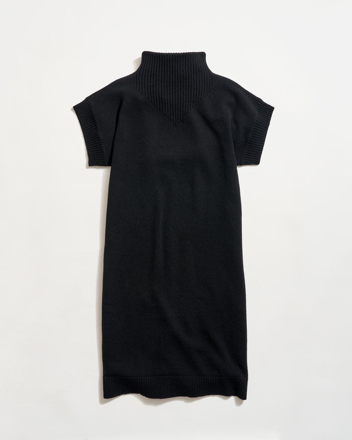 Funnel Neck Sweater Dress