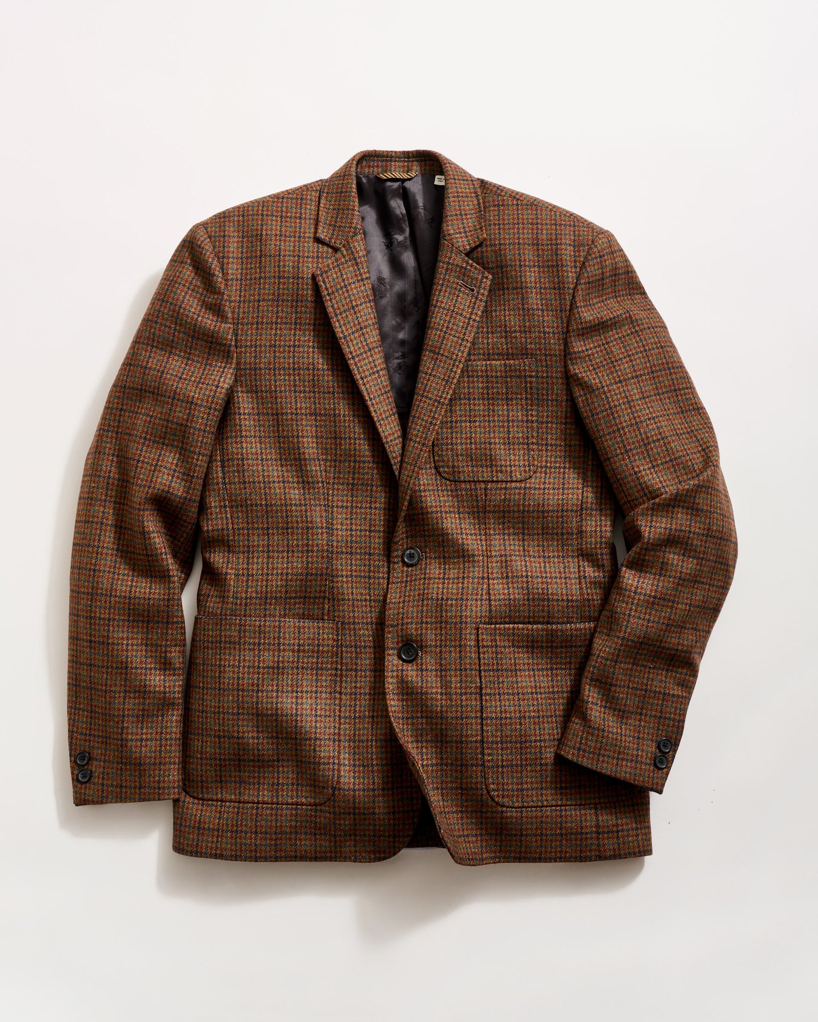 Virgin Wool Houndstooth Archie Jacket