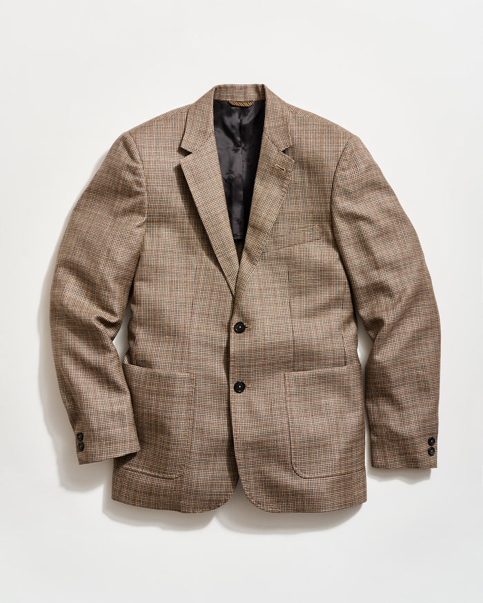 Micro Houndstooth Walton Jacket – Billy Reid - Main Image