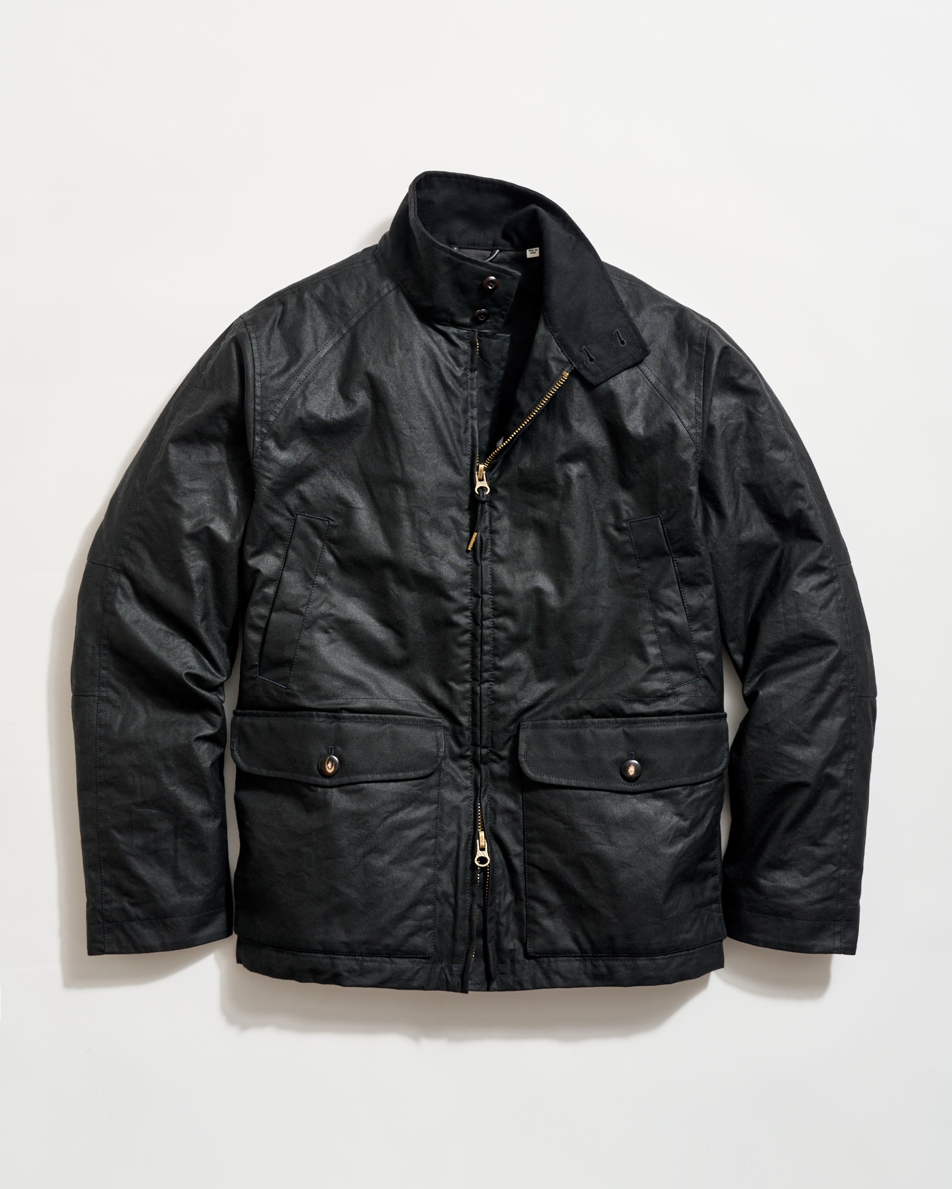 Waxed Hunting Jacket with Insulated Lining | Billy Reid