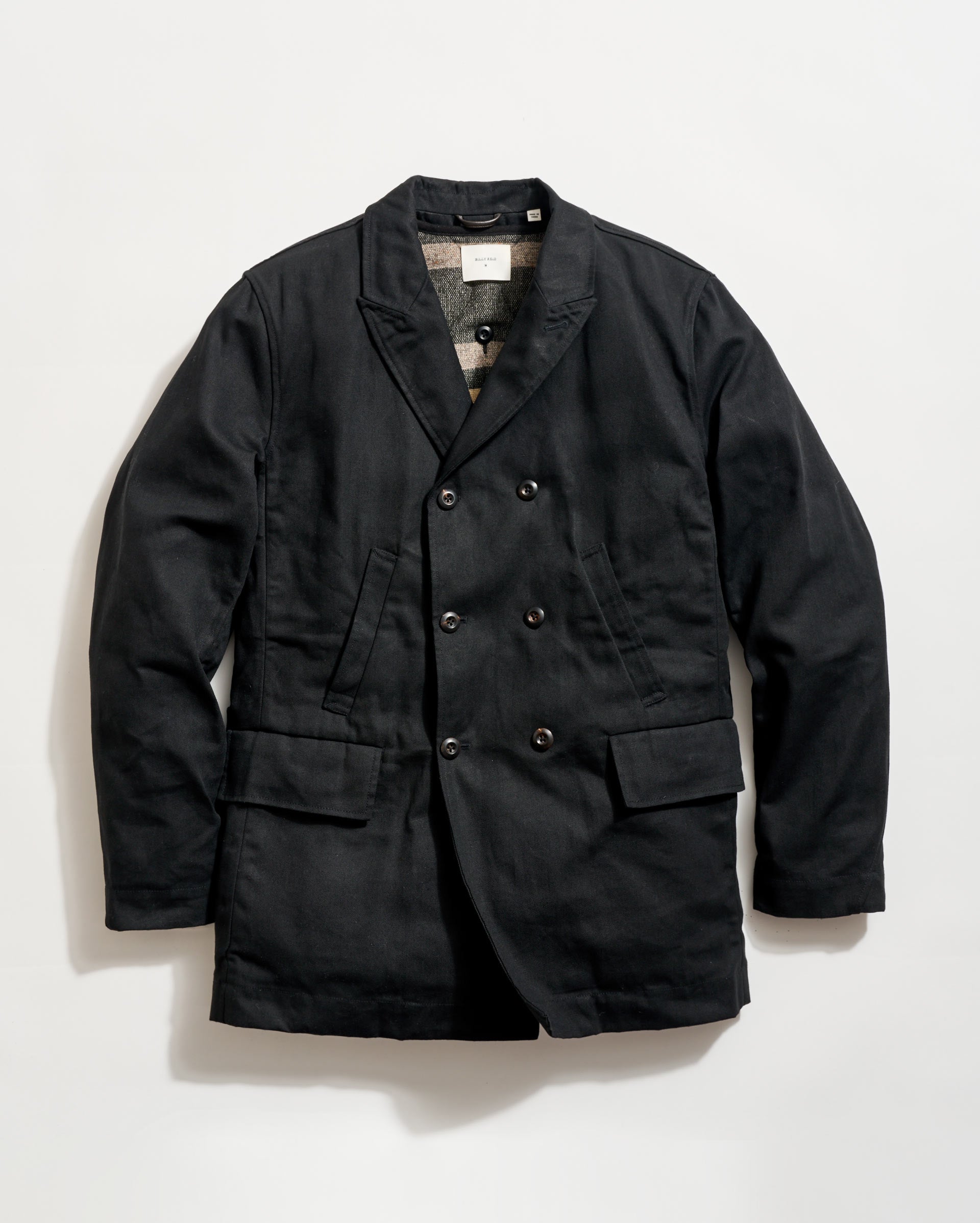 Waxed Canvas Bond Peacoat – Billy Reid